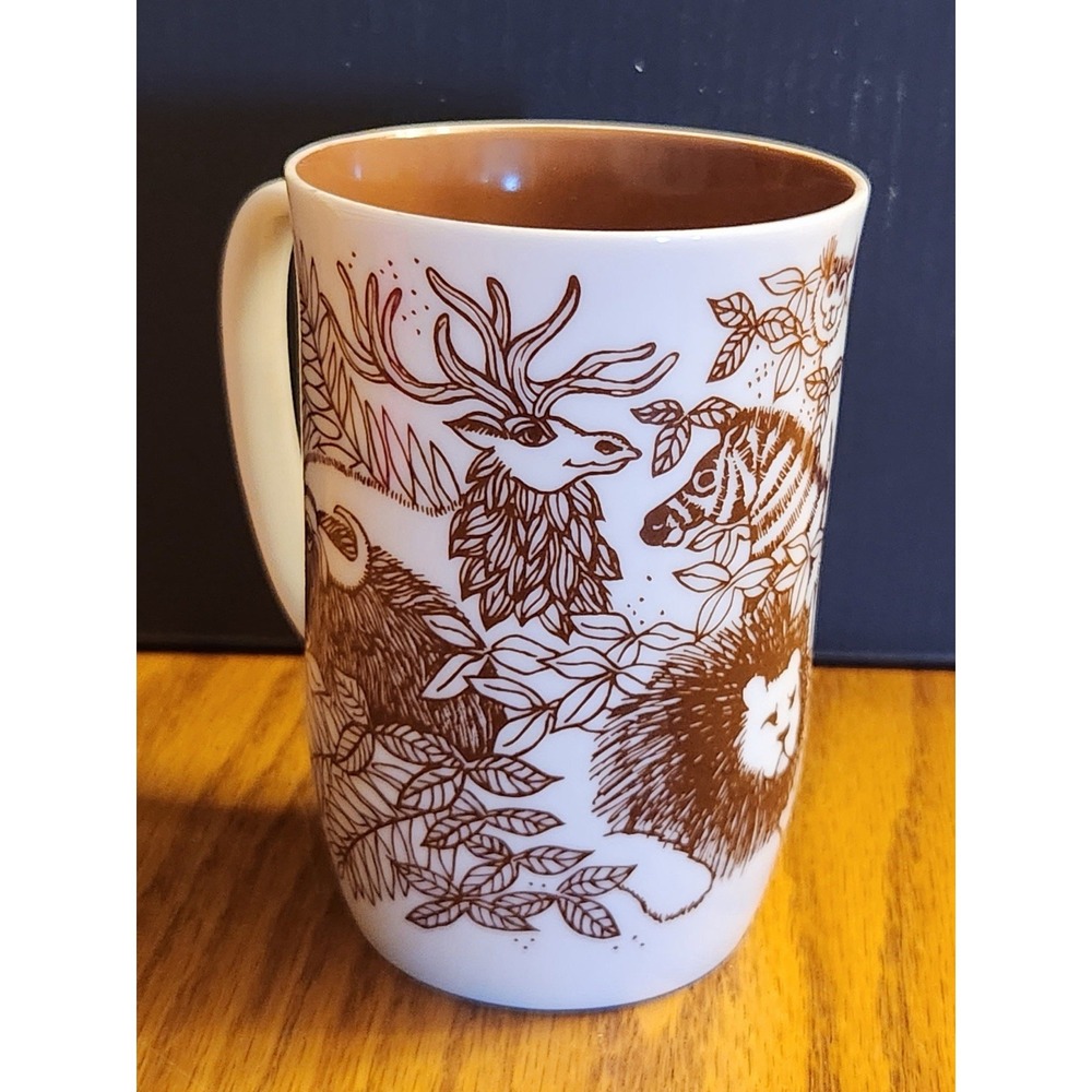 Vintage Fitz & Floyd Neiman‎ Marcus Jungle Animal Mug